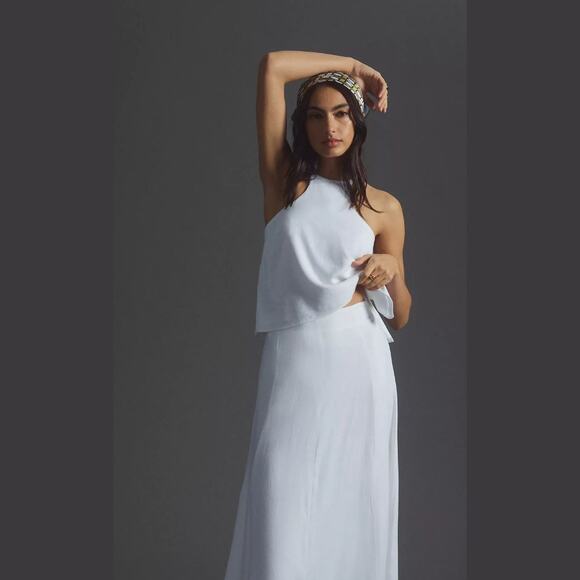 Anthropologie Sunday in Brooklyn White Asymmetrical Cami - New - Medium - Picture 2 of 6